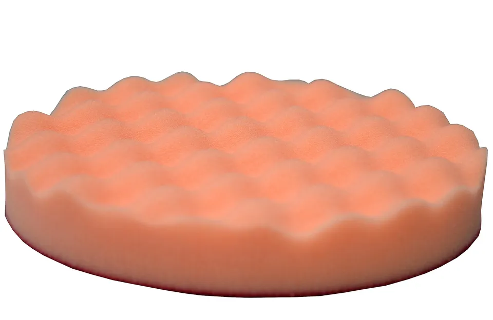 rotweiss-8450-polierschwamm-160-mm-orange-gewaffelt-hart image 1