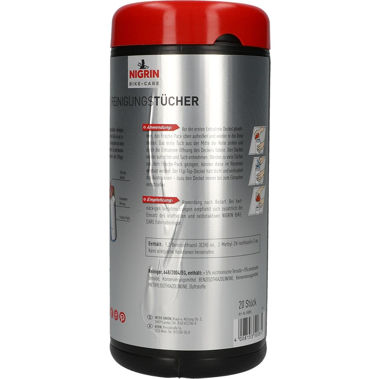 nigrin-bike-care-reinigungst-cher-fahrrad-20-st-ck image 2
