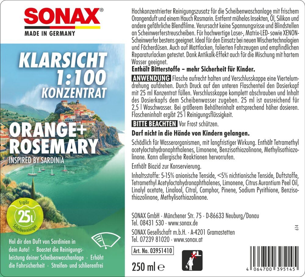 sonax-klarsicht-1-100-konzentrat-orange-rosemary-250-ml image 2