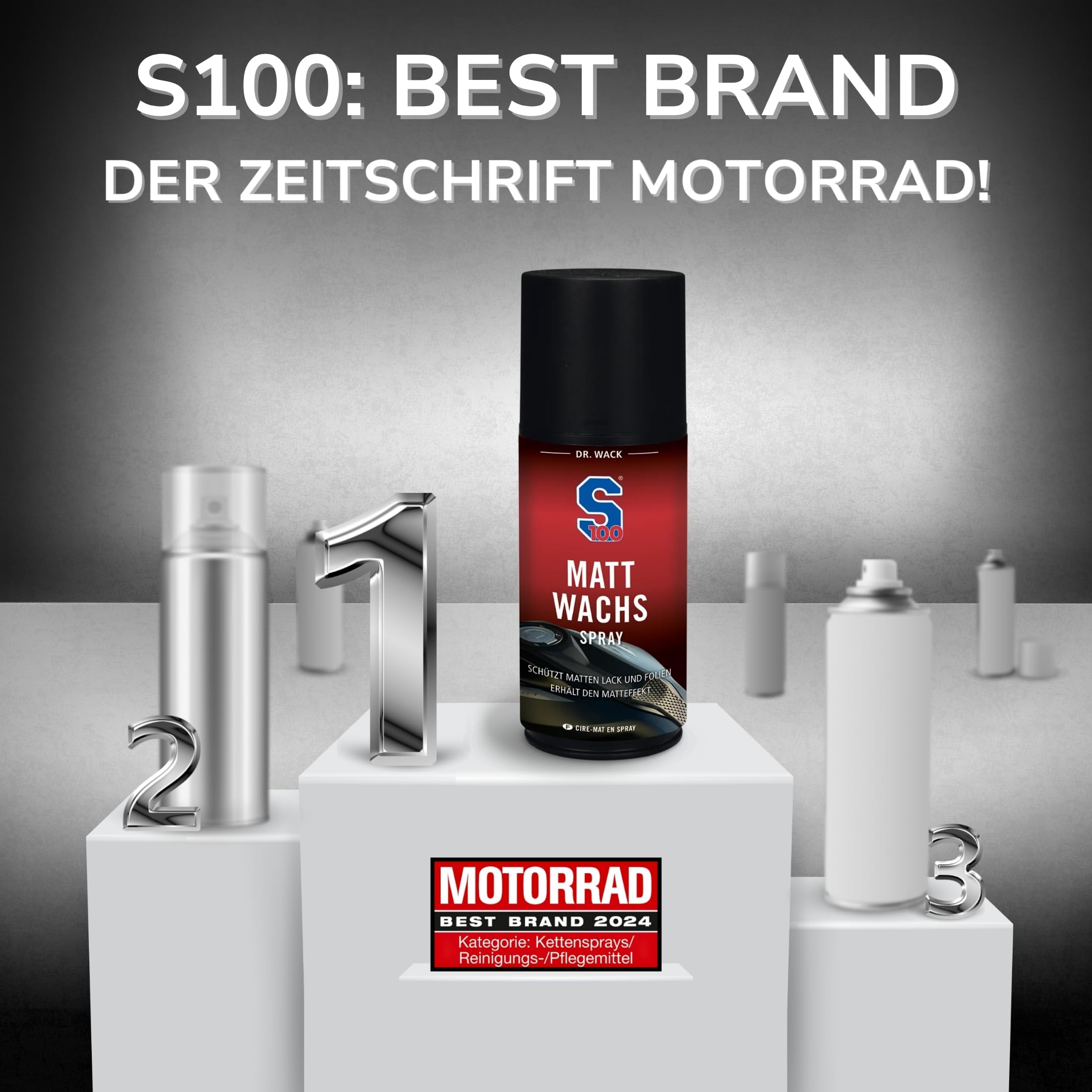 dr-wack-s100-matt-wachs-spray-250-ml-motorradversiegelung image 3