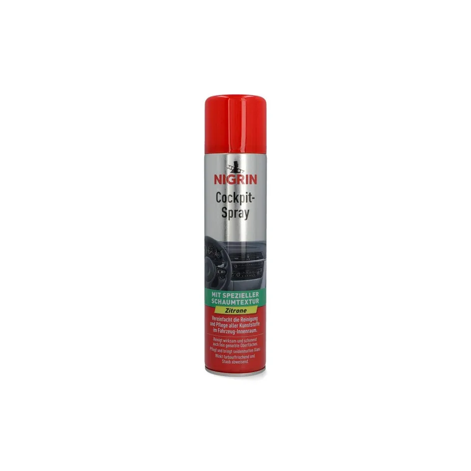 nigrin-cockpit-spray-zitrone-antistatischer-innenreiniger-400-ml image 1