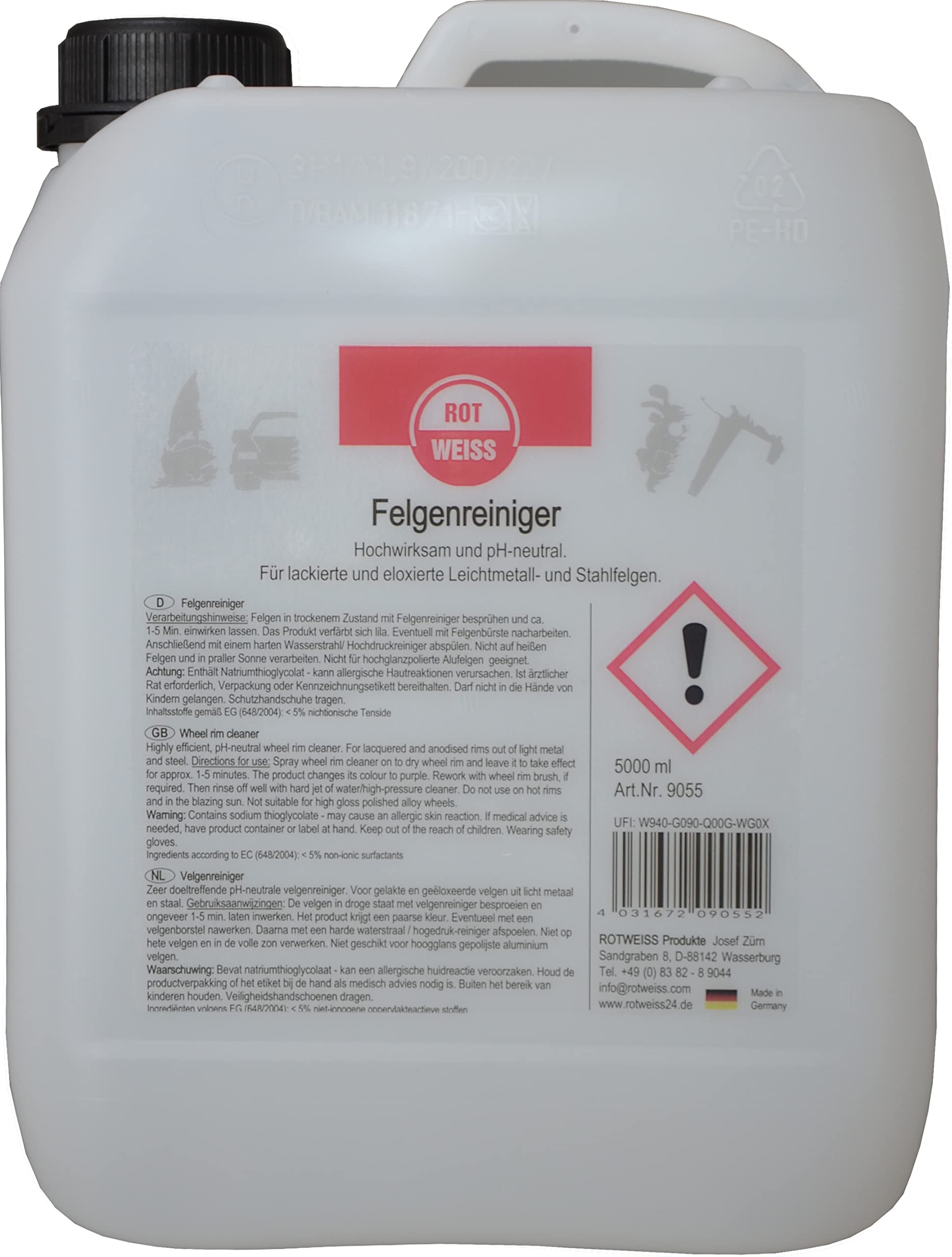 rotweiss-9055-felgenreiniger-ph-neutral-5-l image 1