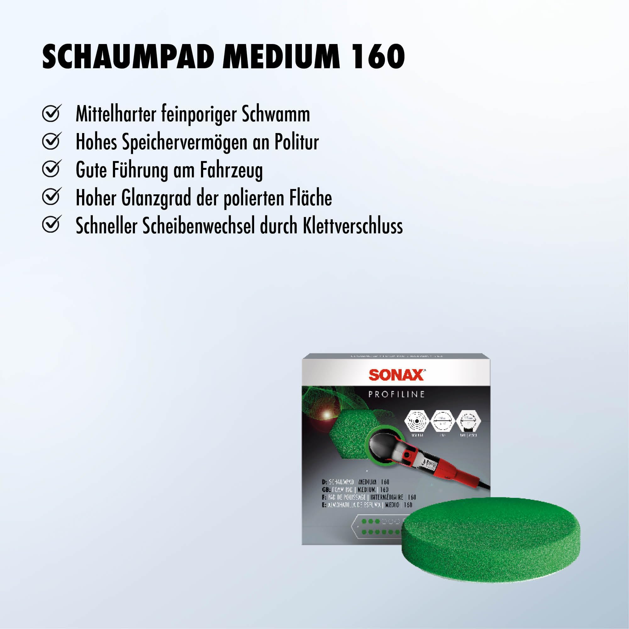 sonax-schaumpad-medium-160-mm-mittelharter-polierschwamm-mit-klett image 4