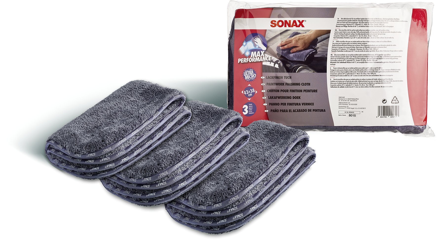 sonax-lackfinishtuch-mikrofaser-3-st-ck-kratzfreies-poliertuch image 1