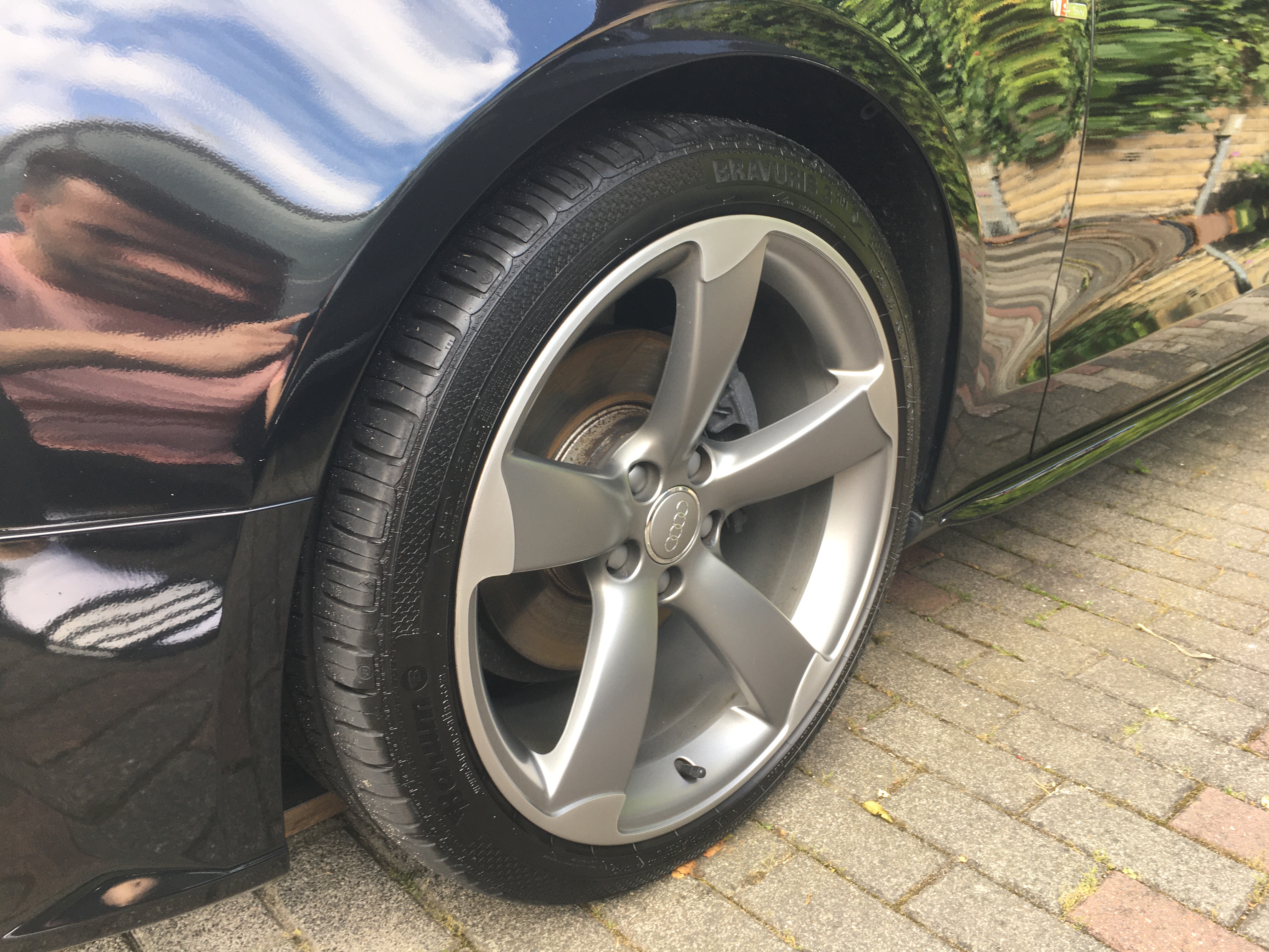 Nicht ganz fleckenfrei bei mir