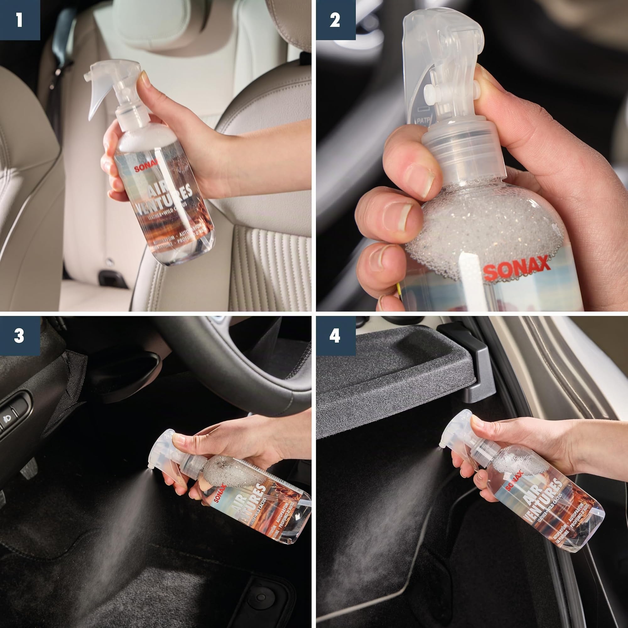 sonax-airventures-car-refresher-leather-wild-cactus-300-ml image 6