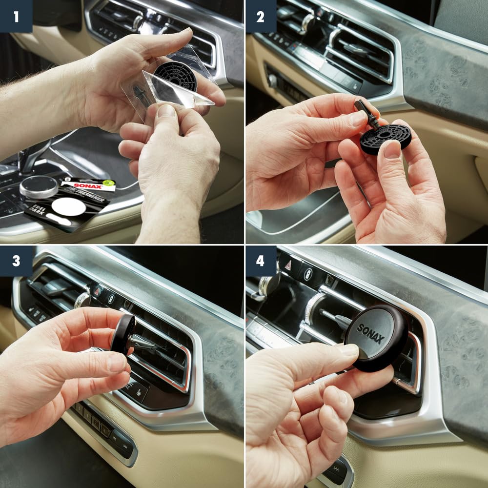 sonax-air-freshener-edeldark-auto-lufterfrischer-f-r-l-ftungsschlitz image 3