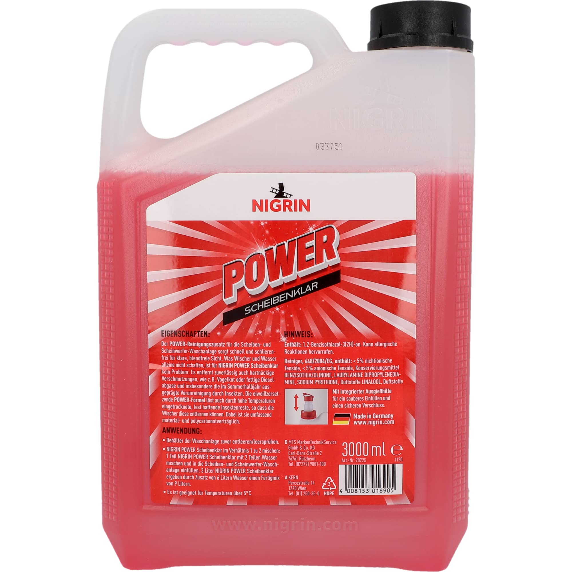 nigrin-power-scheibenklar-konzentrat-1-2-grapefruit-minze-3-liter image 6