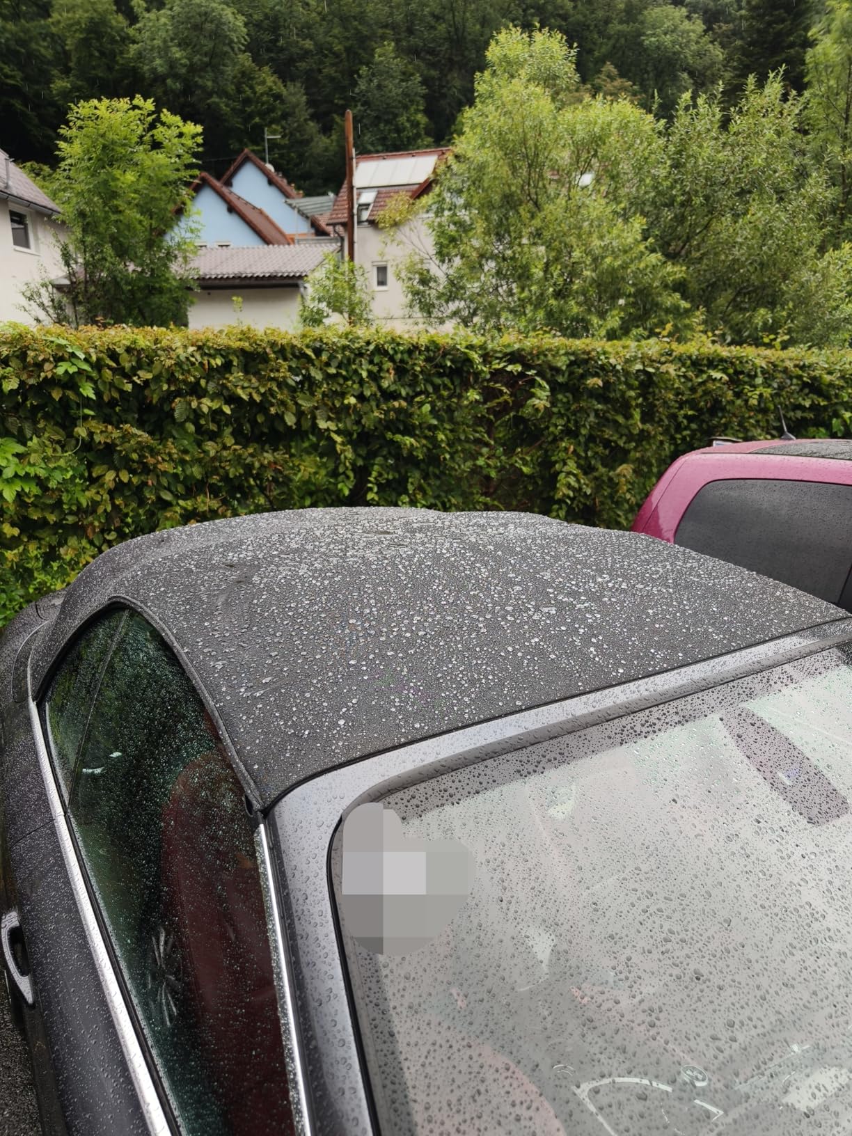 Oldtimer Verdeck wieder dicht