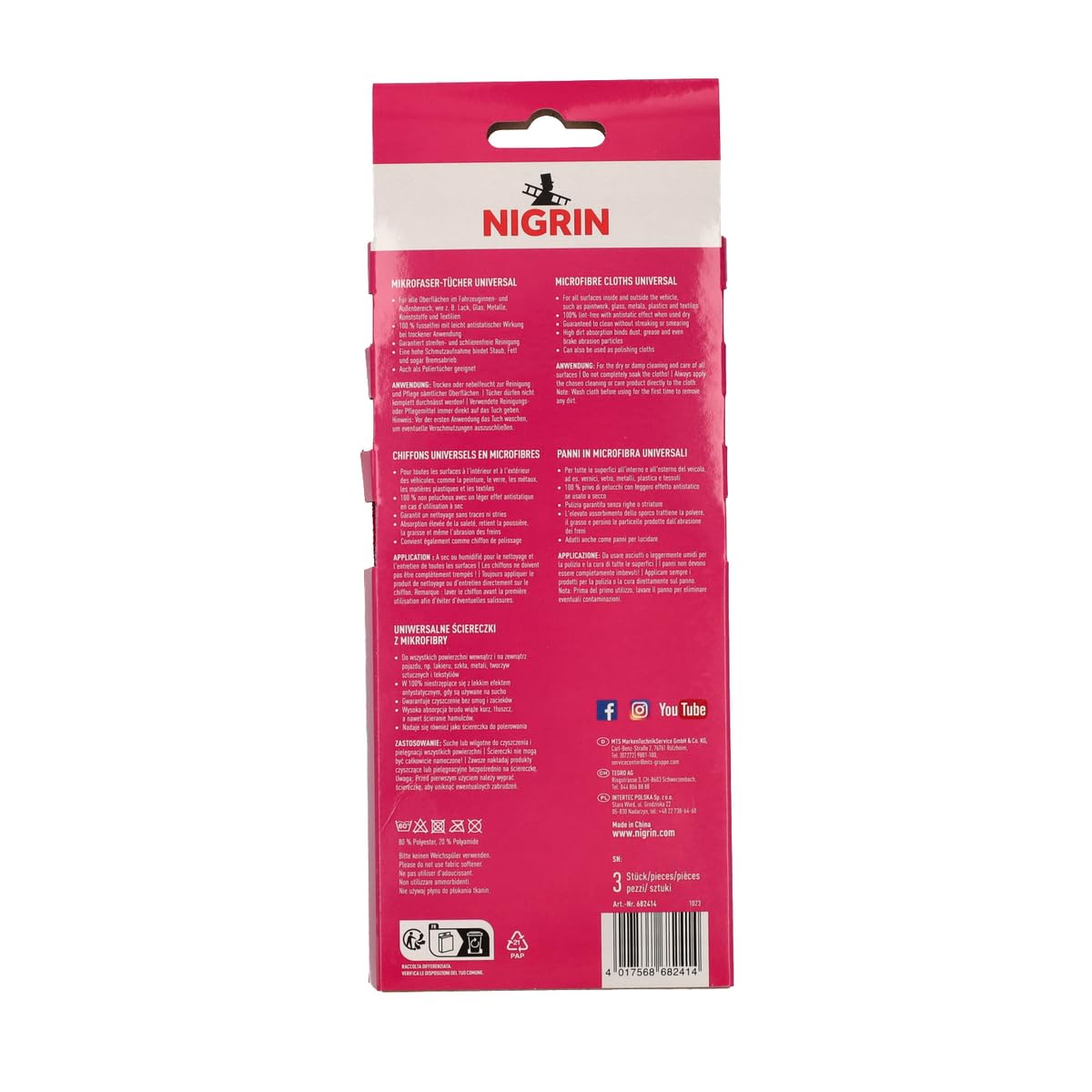 nigrin-power-mikrofaser-t-cher-set-3x-35x35-cm-fusselfrei-f-r-innen-au-en image 2