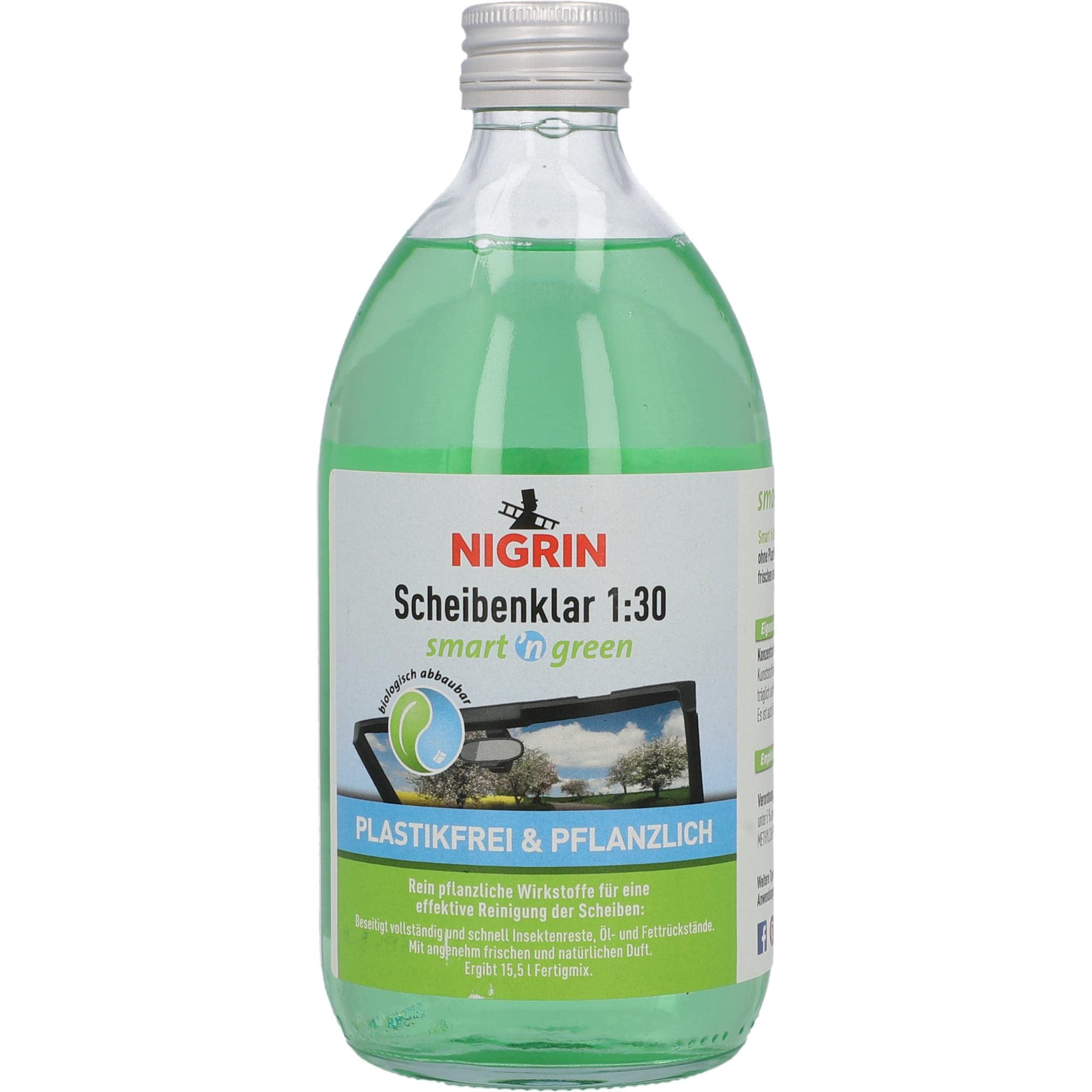 nigrin-smart-n-green-scheibenklar-1-30-konzentrat-500-ml image 1