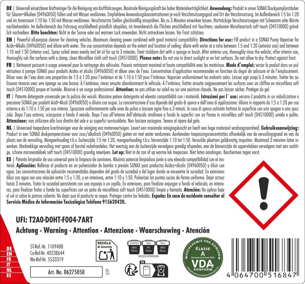 sonax-profiline-multistar-universal-kraftreiniger-5-liter image 2