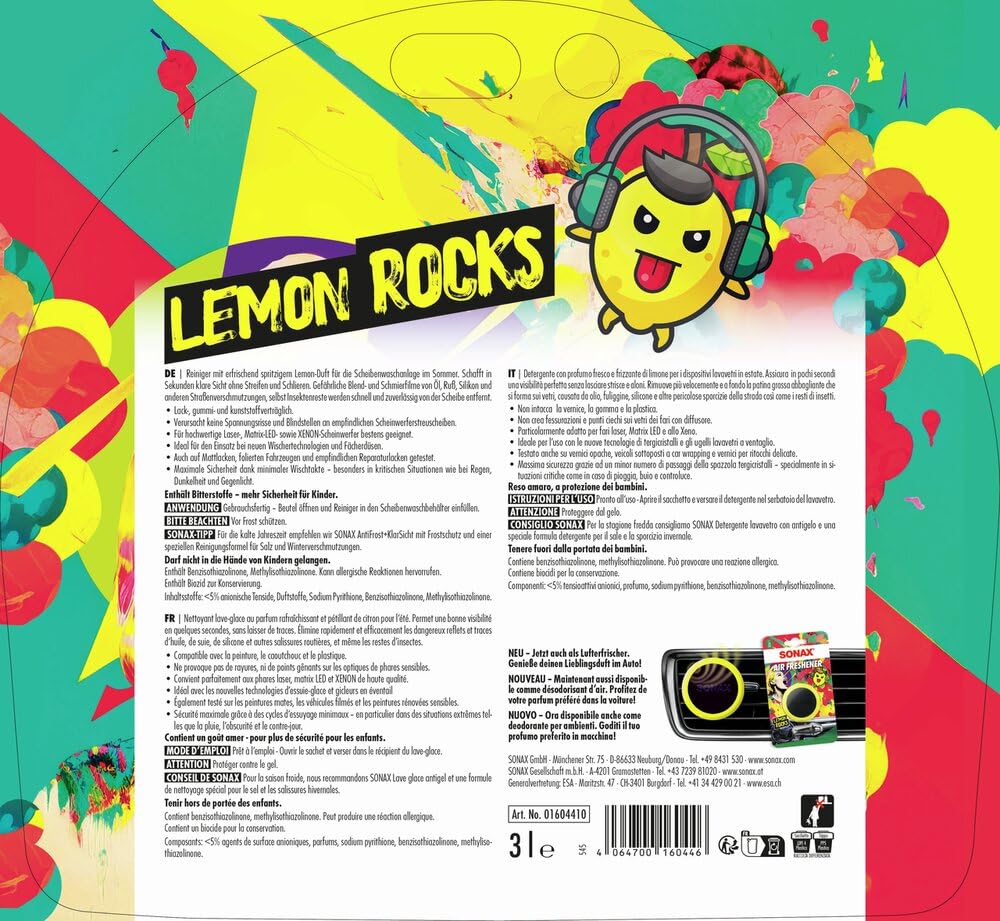sonax-scheibenreiniger-gebrauchsfertig-lemon-rocks-sommer-scheibenreiniger-3-lit image 2