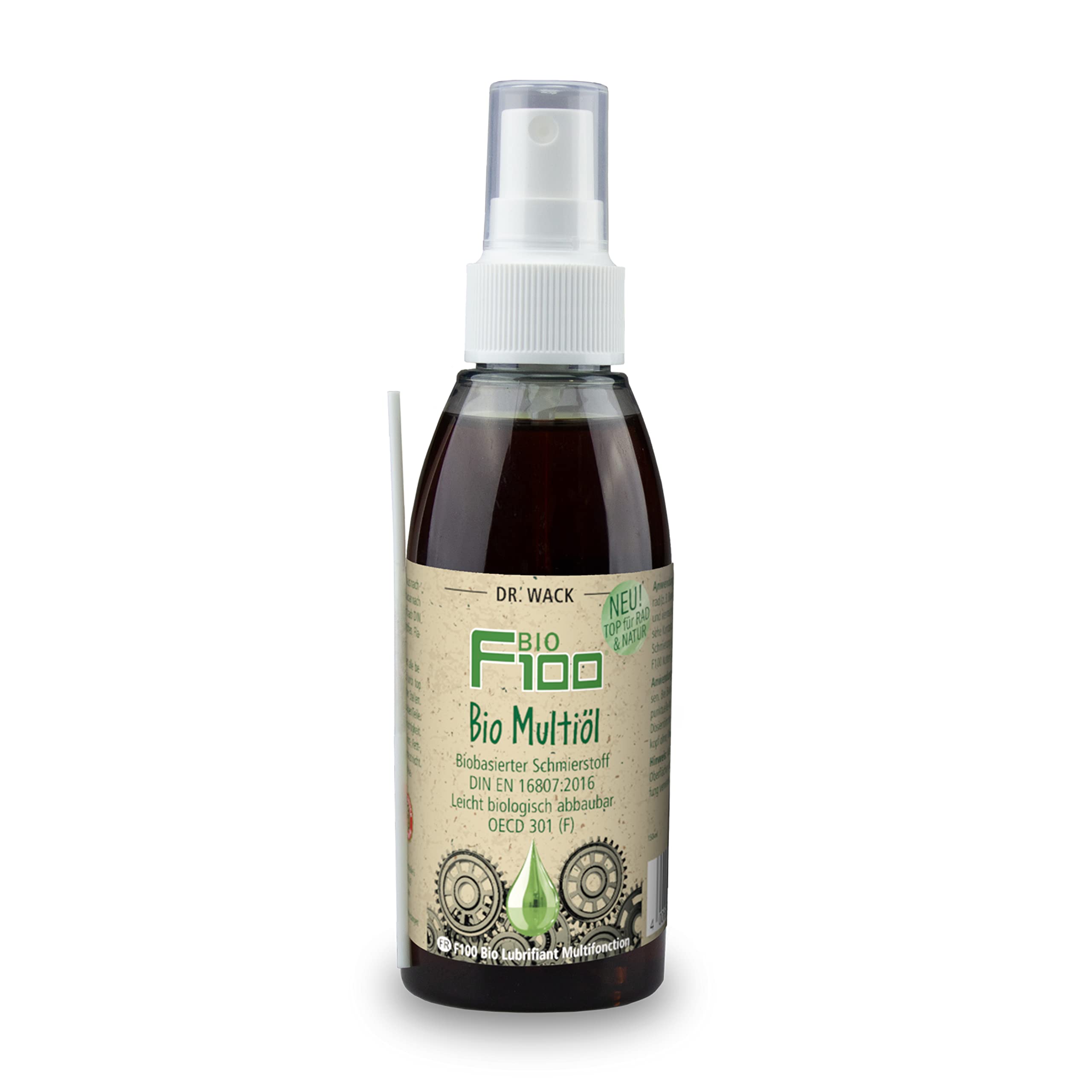 dr-wack-f100-bio-multifunktions-l-150-ml-fahrrad-pflege-spray-gegen-korrosion-un image 1