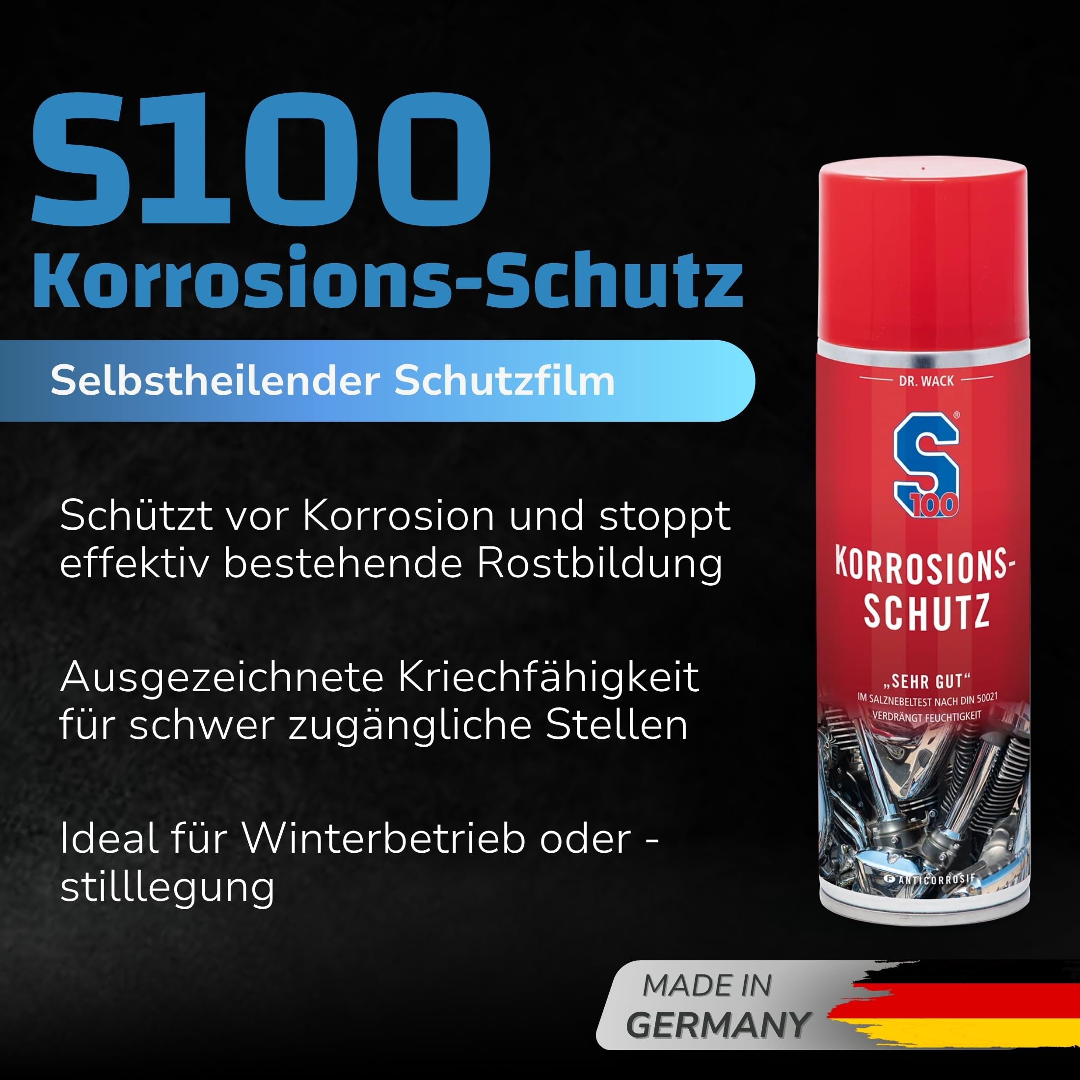 dr-wack-s100-korrosions-schutz-300-ml-spray-transparenter-rostschutz-f-rs-motorr image 2
