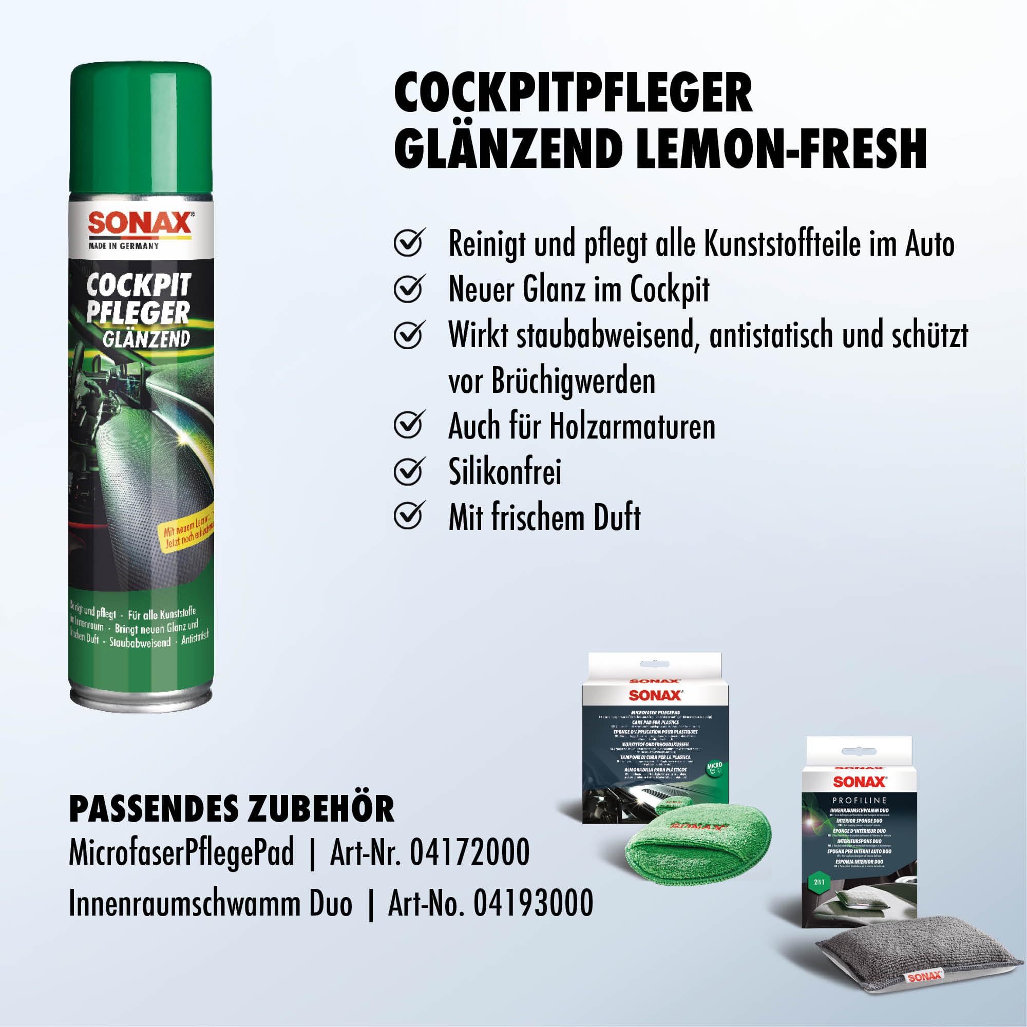 sonax-cockpitpfleger-lemon-fresh-innenraumreiniger-400-ml image 3