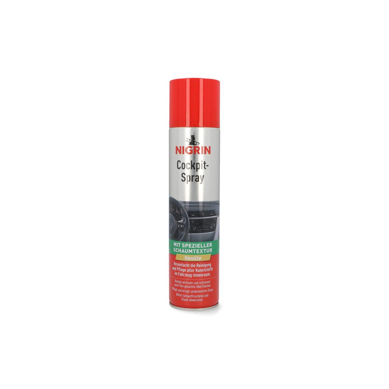 nigrin-cockpit-spray-cedar-musk-400-ml-cockpitpflege-mit-schaum-seidenmatt-finis image 7