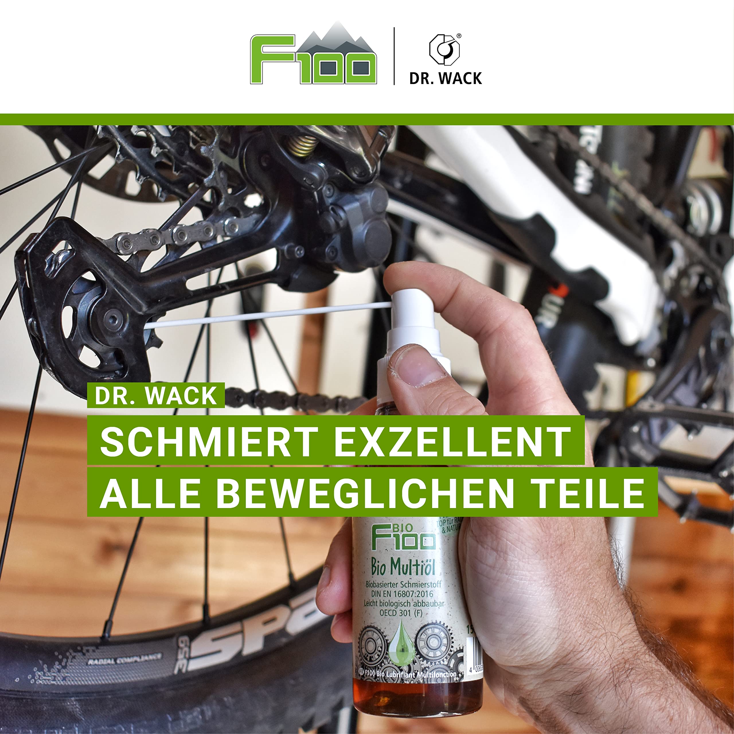 dr-wack-f100-bio-multifunktions-l-150-ml-fahrrad-pflege-spray-gegen-korrosion-un image 2