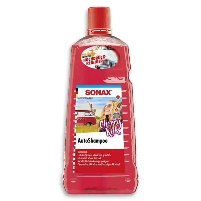 sonax-autoshampoo-konzentrat-cherry-kick-autoshampoo-2-liter image 1