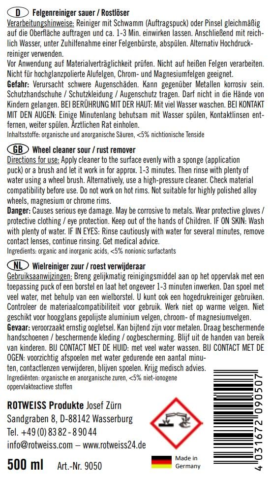 rotweiss-9050-felgenreiniger-gel-sauer-500-ml image 3