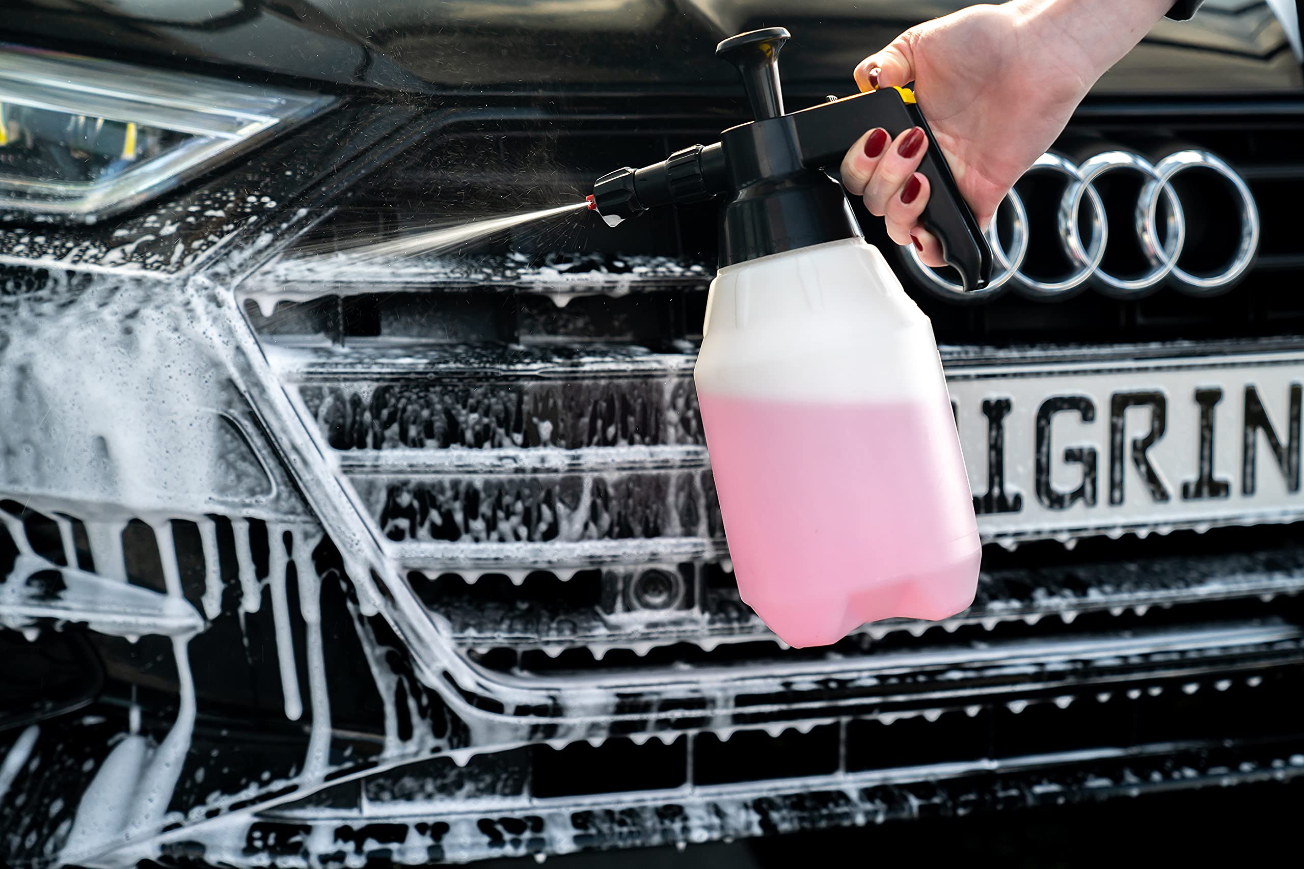 nigrin-power-auto-shampoo-grapefruit-minze-mit-glanz-booster-1-liter image 2