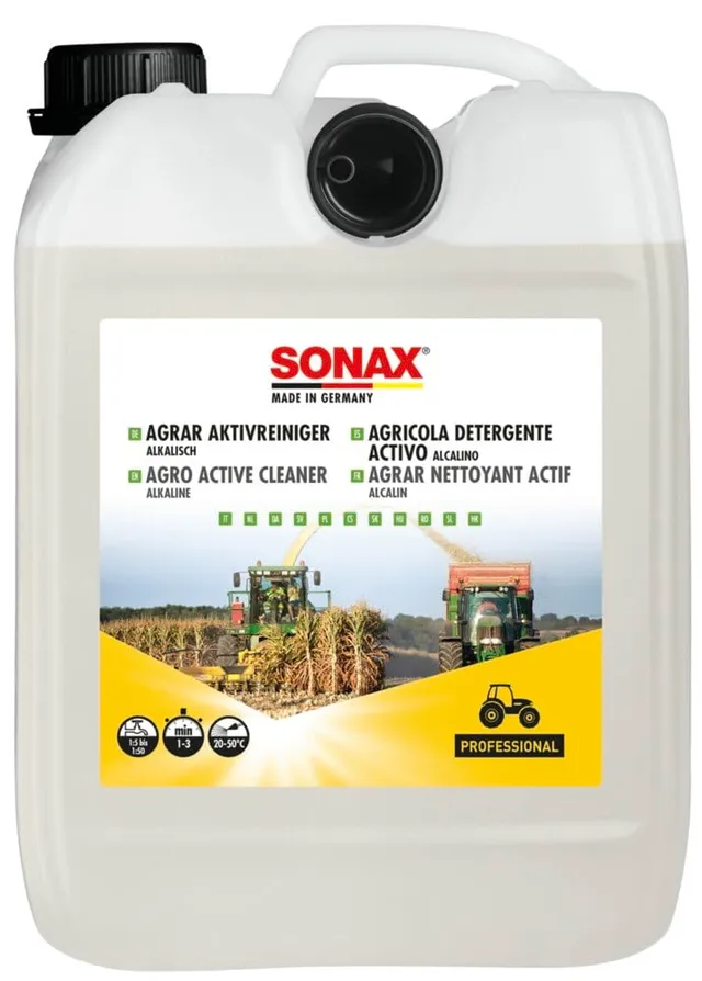 sonax-agrar-aktivreiniger-alkalisch-konzentrat-5-liter image 1