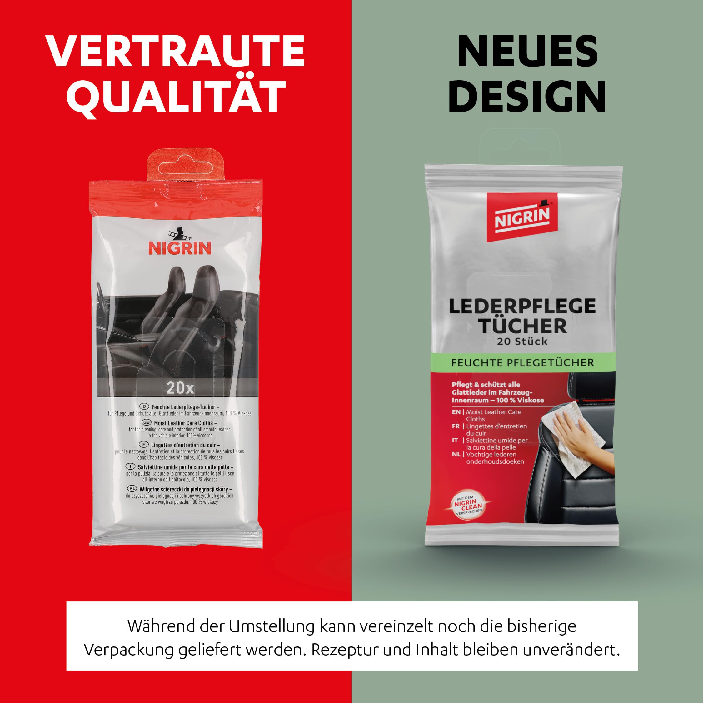 nigrin-lederpflege-t-cher-20-st-ck-mit-bienenwachs image 2