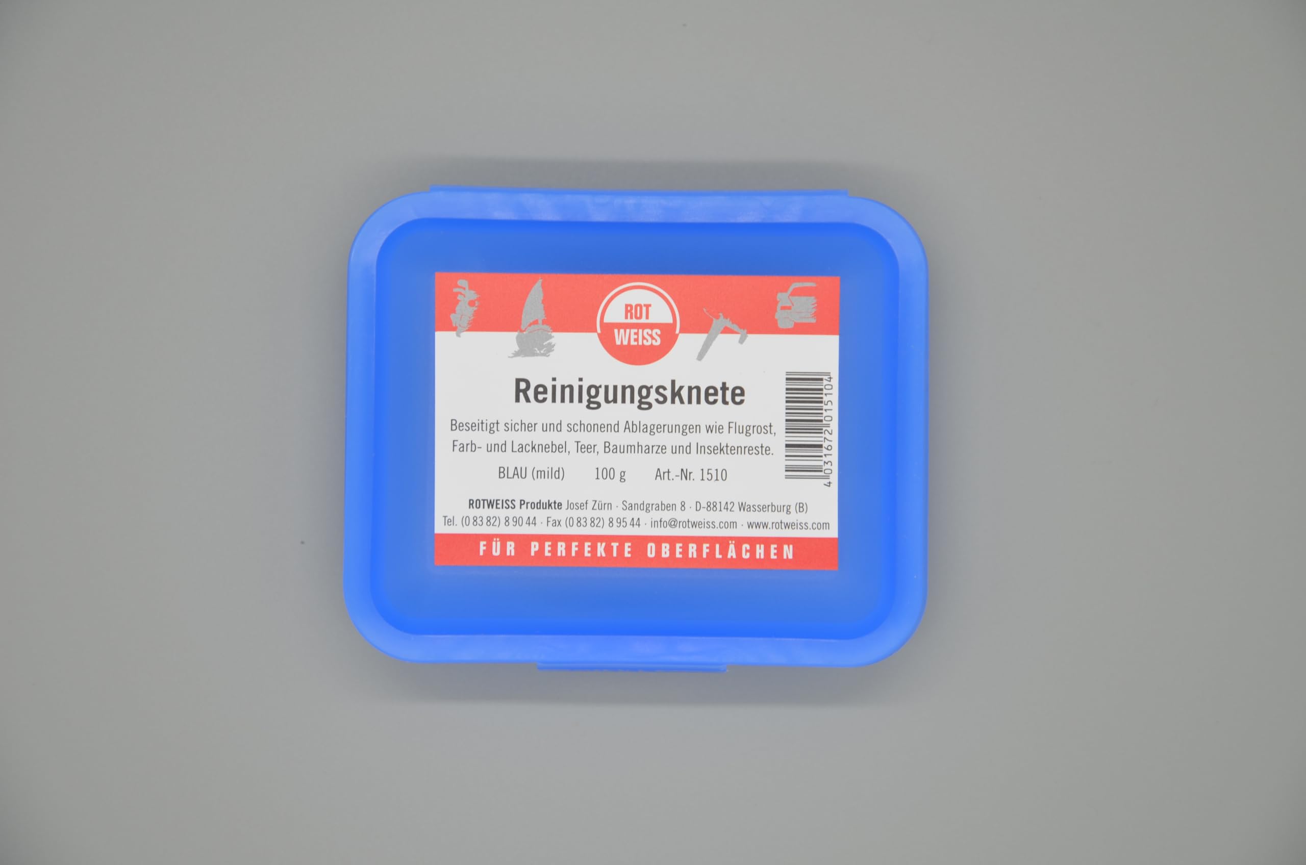 rotweiss-1510-reinigungsknete-100-g-lackknete-f-r-flugrost-teer image 2