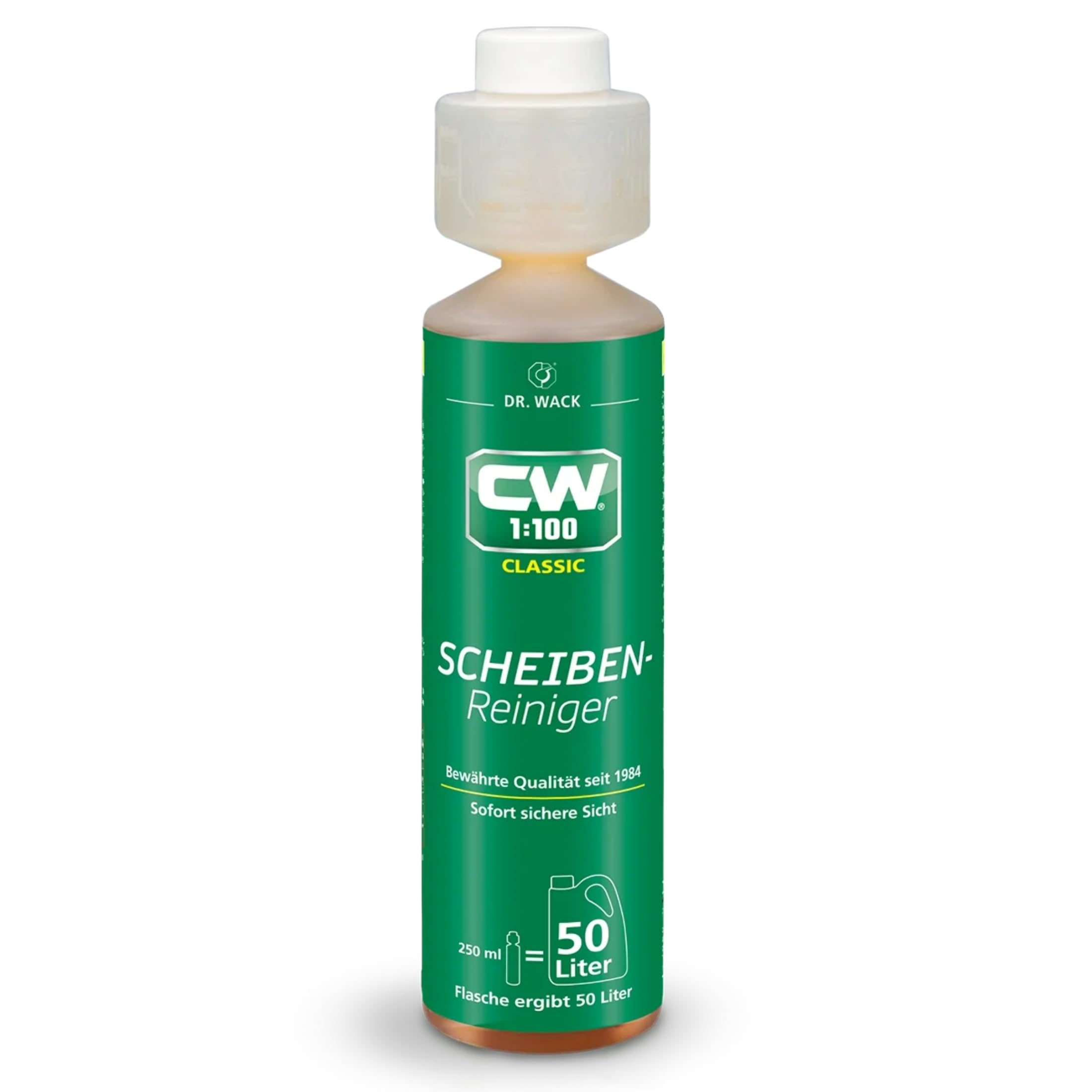 dr-wack-cw1-100-scheibenreiniger-classic-250-ml-konzentrat-ergibt-50-liter image 1