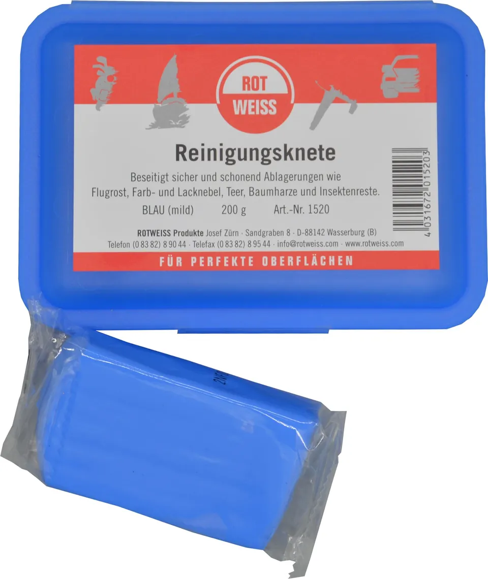 rotweiss-1520-reinigungsknete-200-g-lackknete image 1