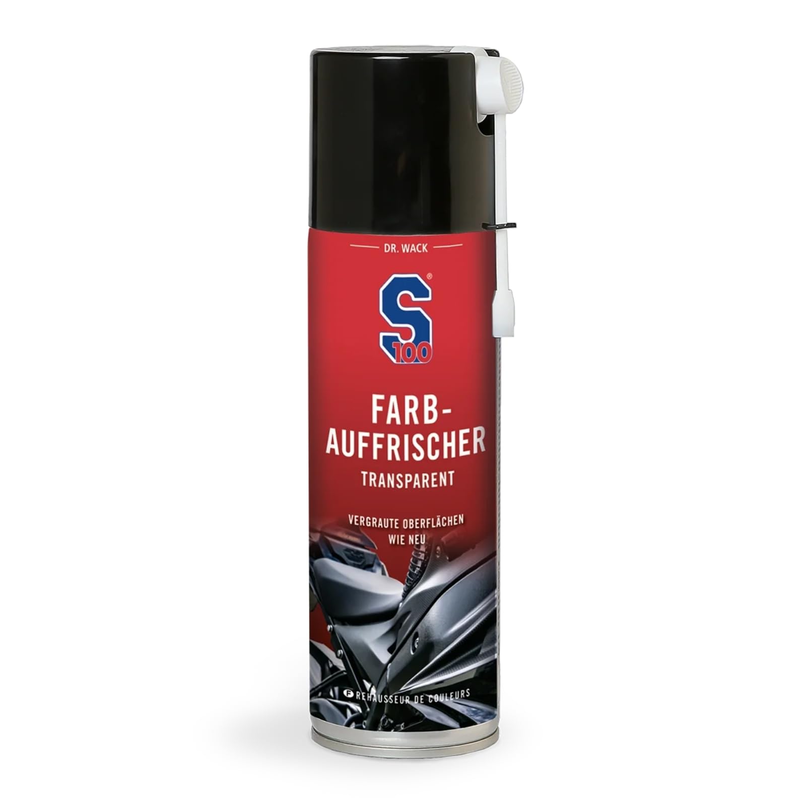 dr-wack-s100-farbauffrischer-pflegespray-300-ml-f-r-motorrad image 1