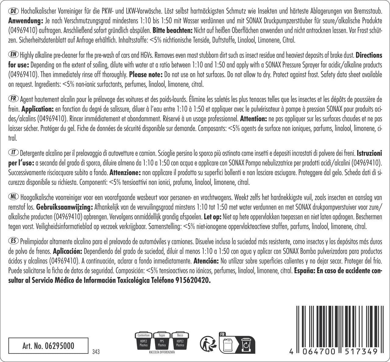 sonax-profiline-multiclean-alkaline-vorreiniger-5-liter image 2