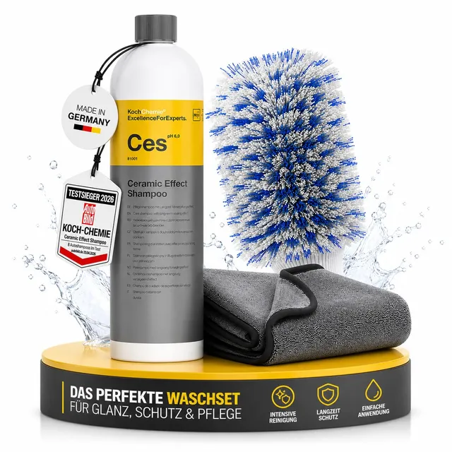 koch-chemie-ceramic-effect-shampoo-ces-autoshampoo-set-1l-mit-waschhandschuh-und image 1