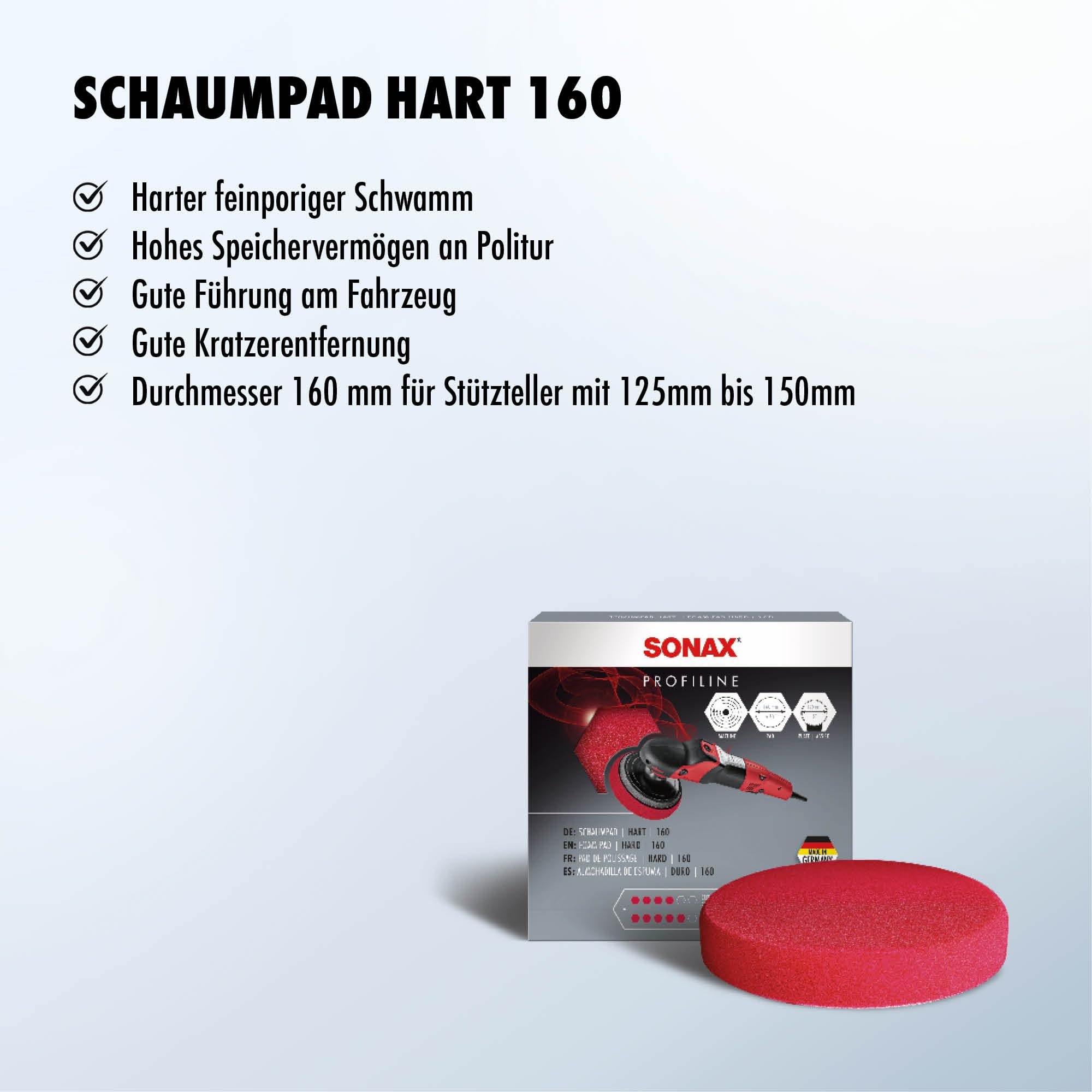 sonax-schaumpad-hart-160-mm-polierschwamm-zum-maschinellen-schleifpolieren image 4