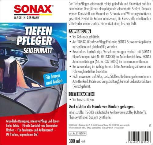 sonax-tiefenpfleger-seidenmatt-300-ml-kunststoff-und-gummipflege image 8
