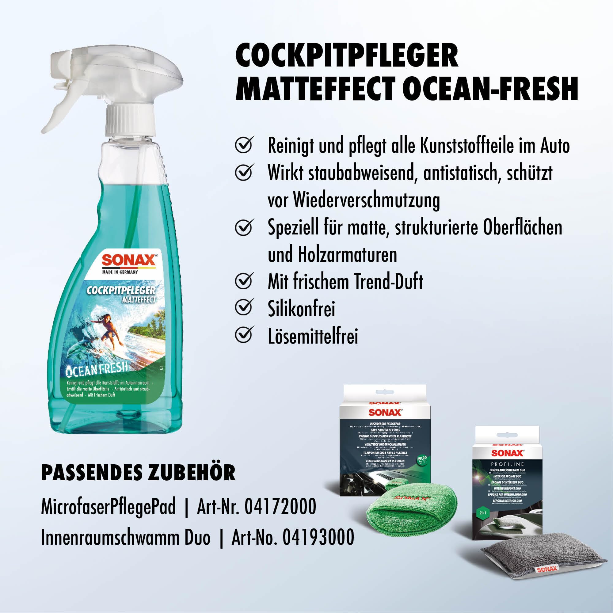 sonax-cockpitpfleger-matteffect-ocean-fresh-500-ml-innenraum image 3