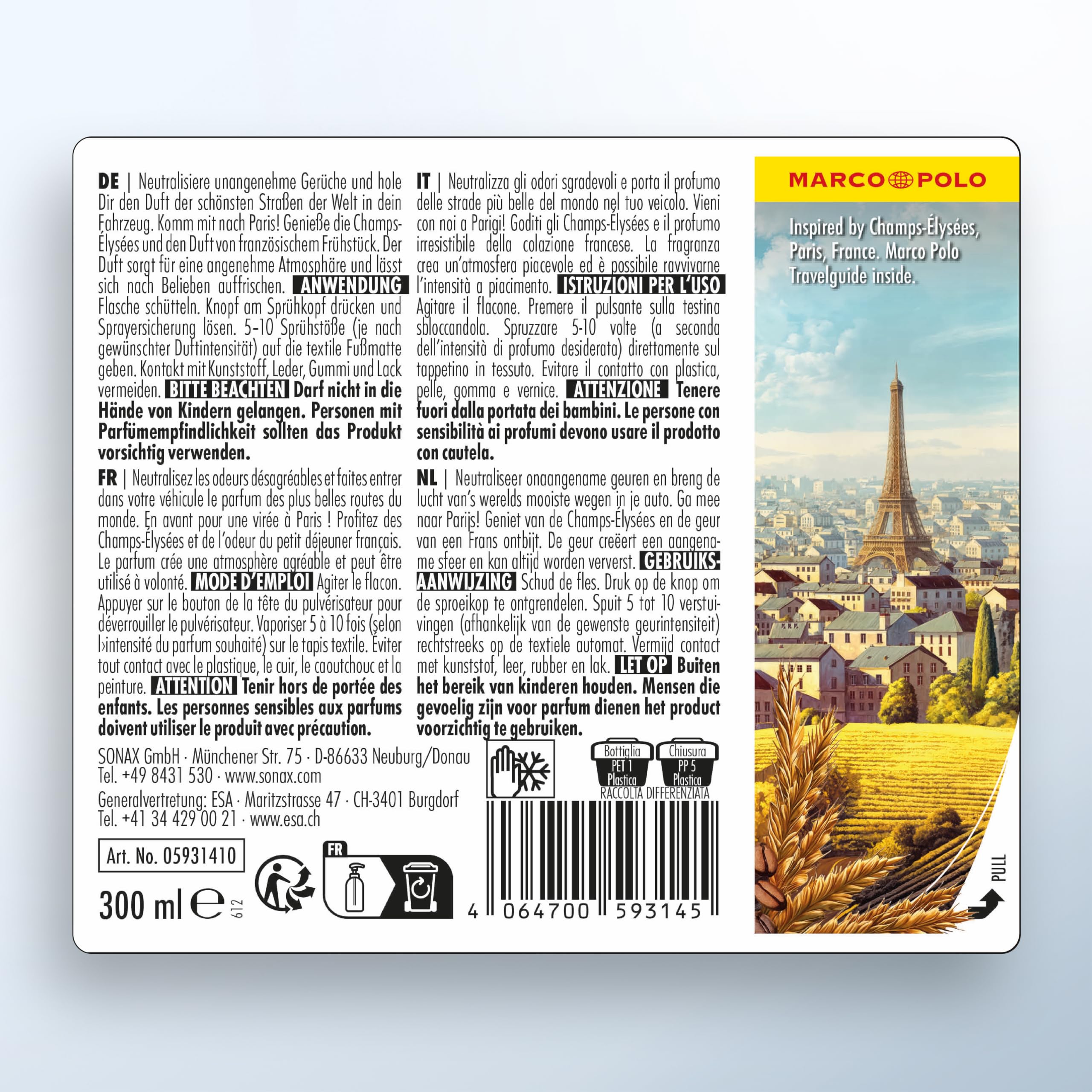 sonax-airventures-car-refresher-croissant-caf-au-lait-300-ml image 2