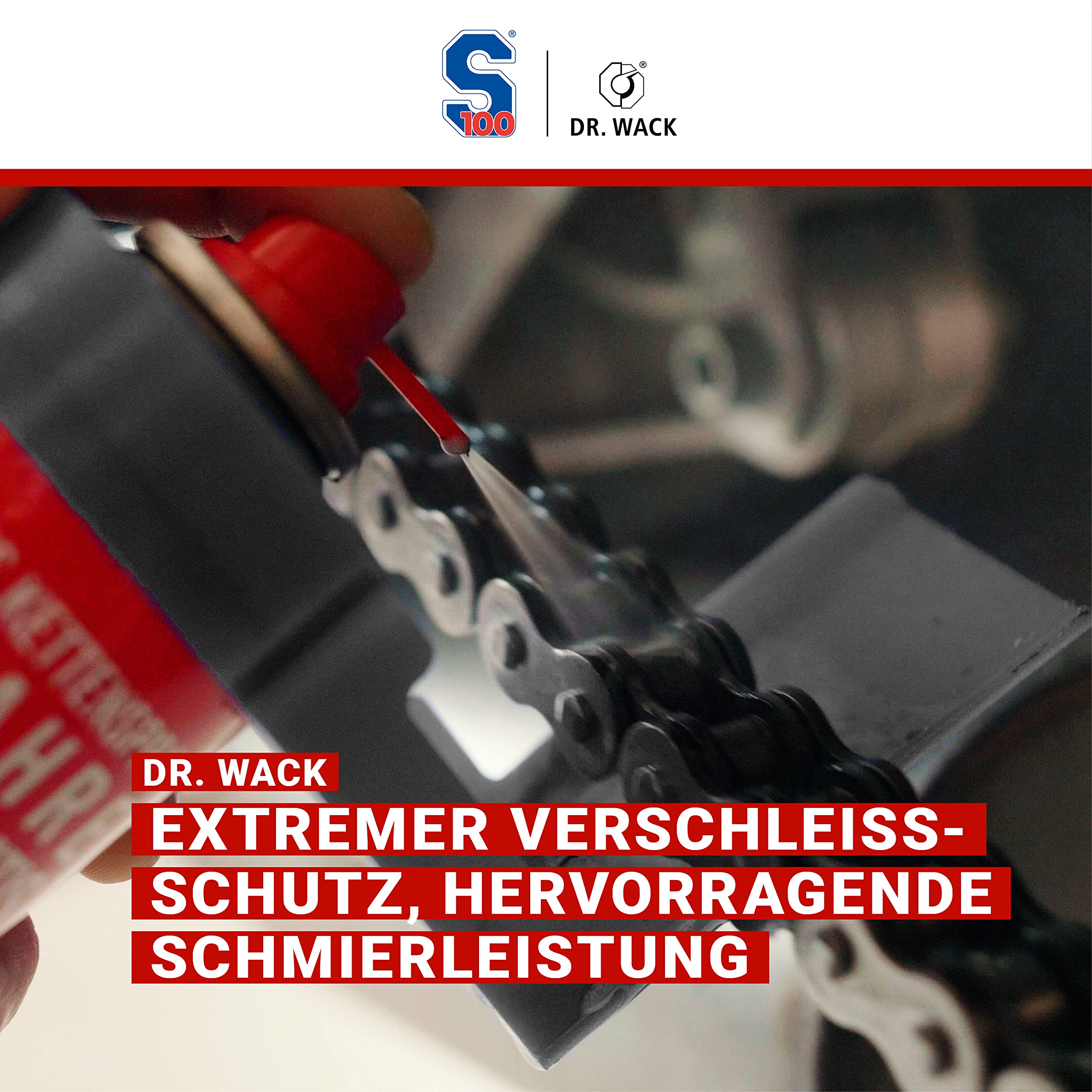 dr-wack-s100-wei-es-kettenspray-500-ml-25-gratis-premium-motorrad-ketten-l image 2