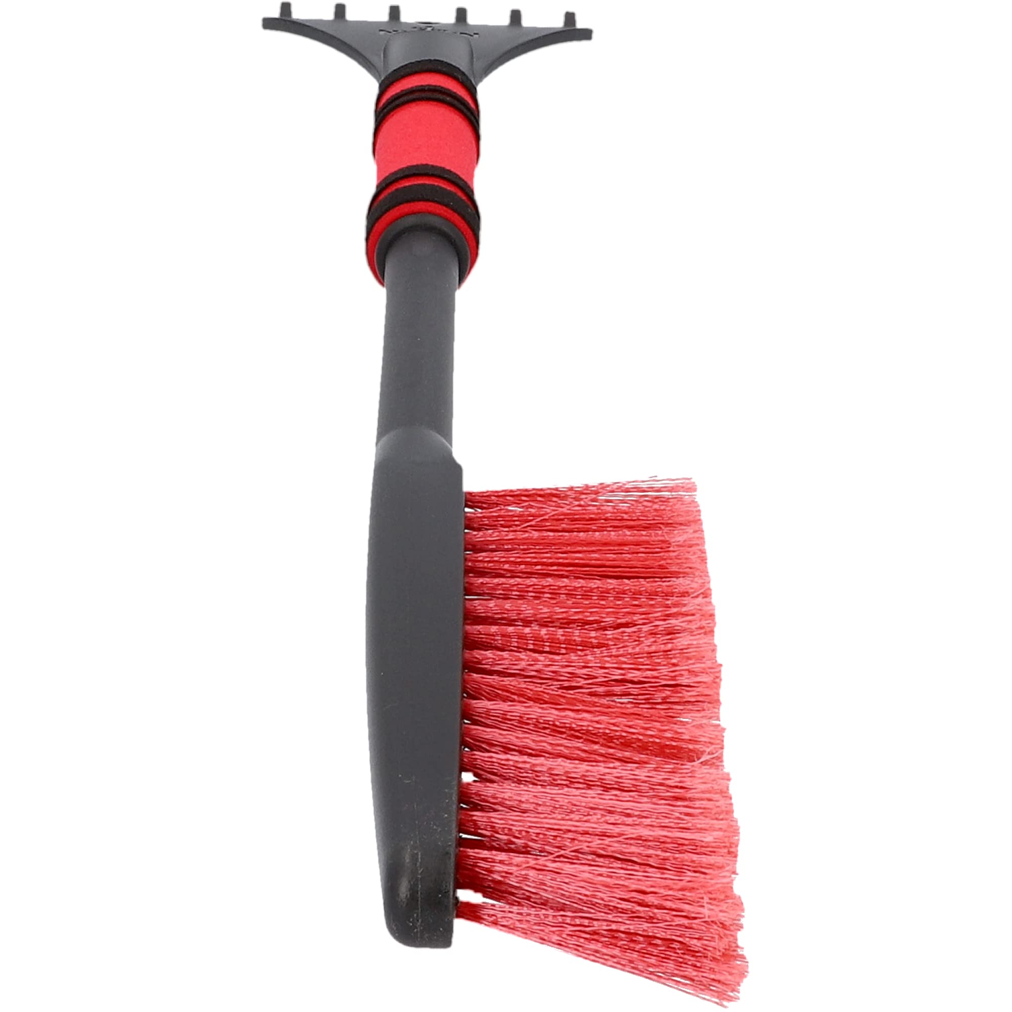 nigrin-eiskratzer-mit-schneebesen-60-cm-abs-schwarz-rot image 2
