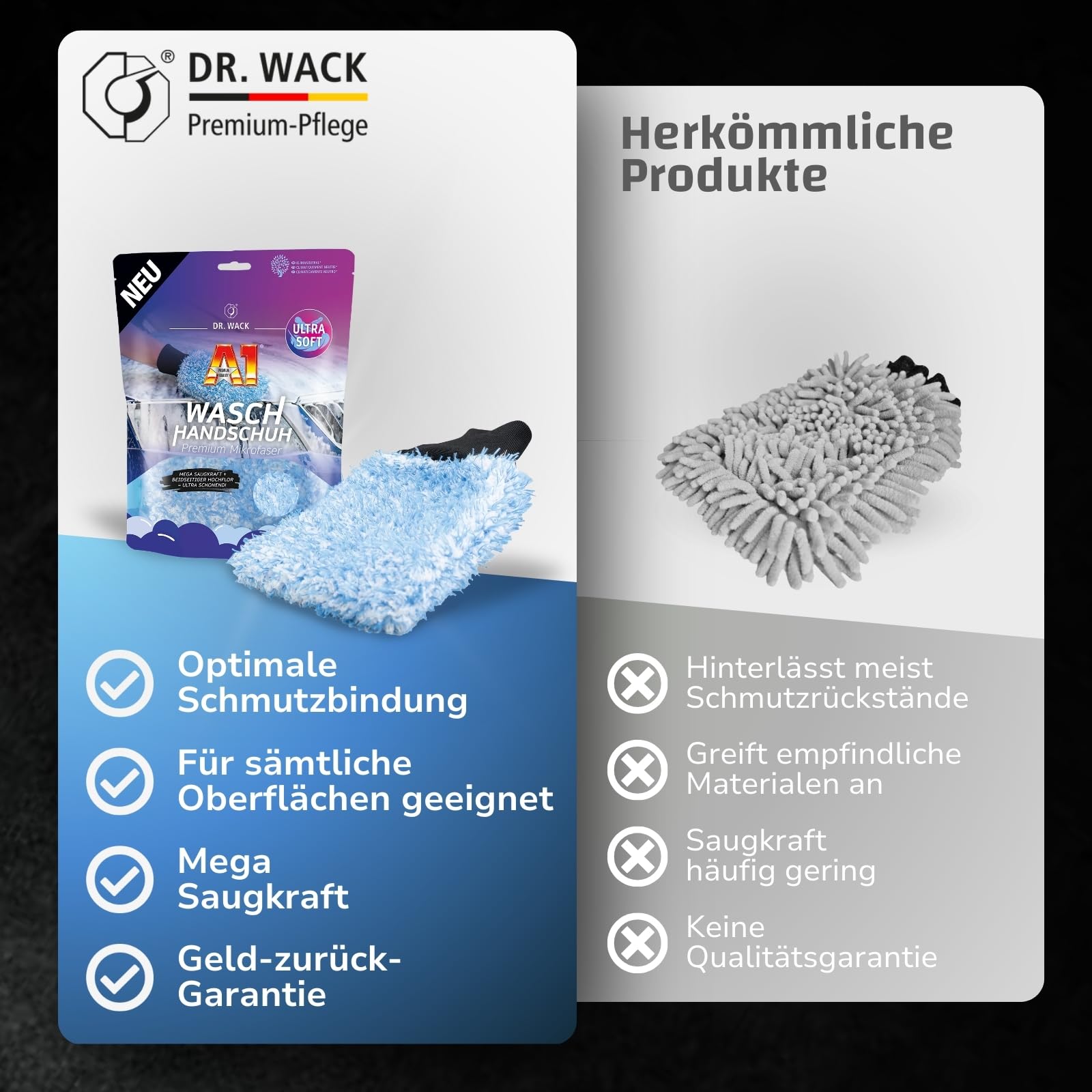 dr-wack-a1-waschhandschuh-auto-premium-mikrofaser-beidseitig-hochflor image 6