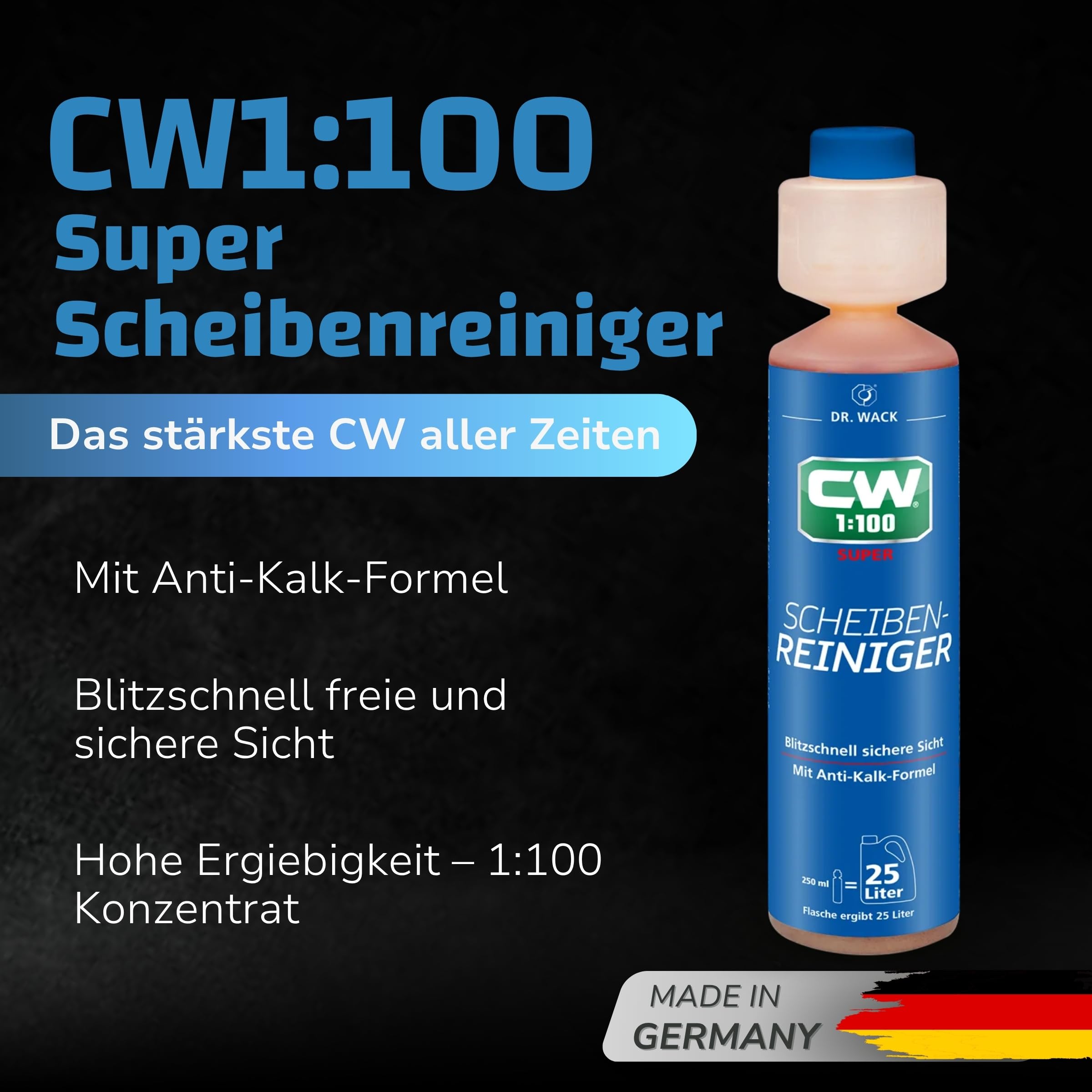 dr-wack-cw1-100-super-scheibenreiniger-konzentrat-250-ml image 2