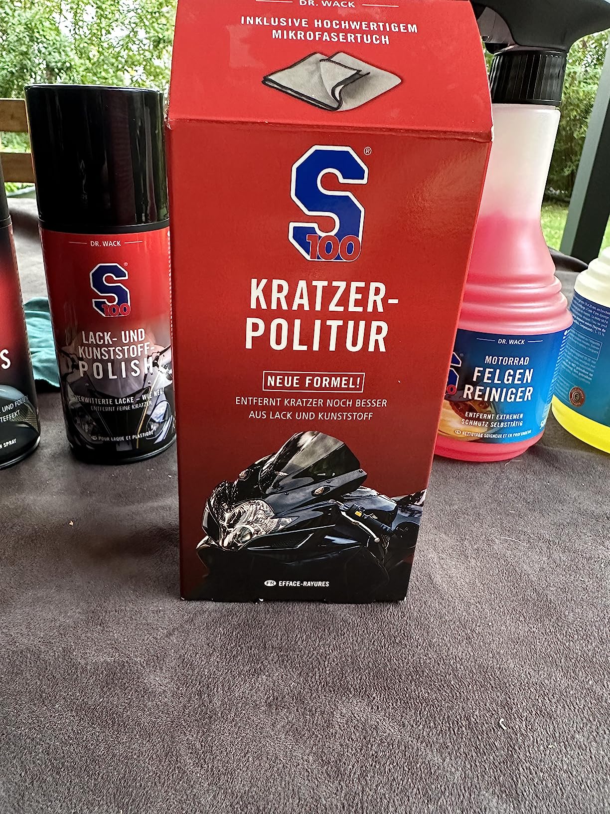 Kratzer am Tank endlich weg