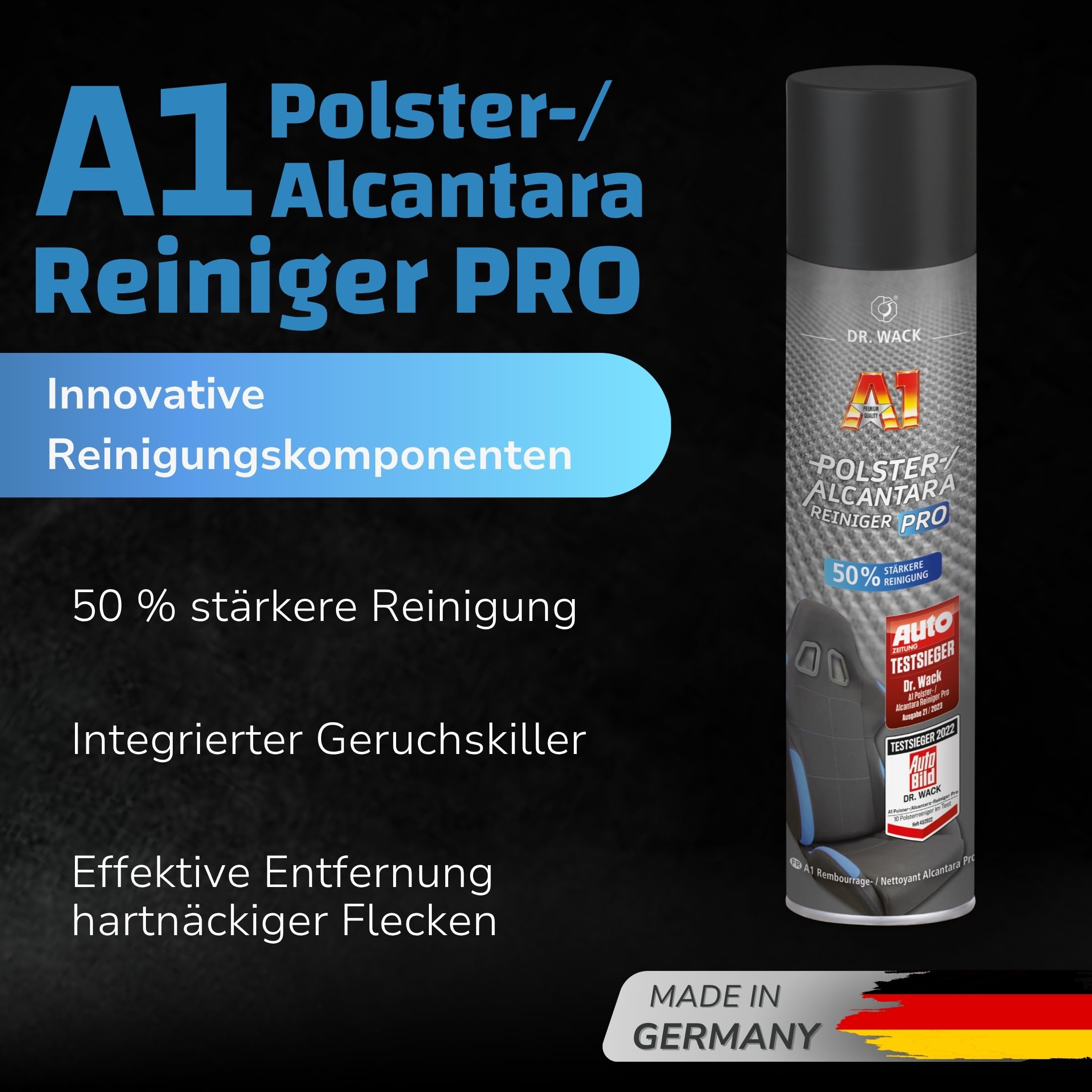 dr-wack-a1-polster-alcantara-reiniger-pro-400-ml image 2