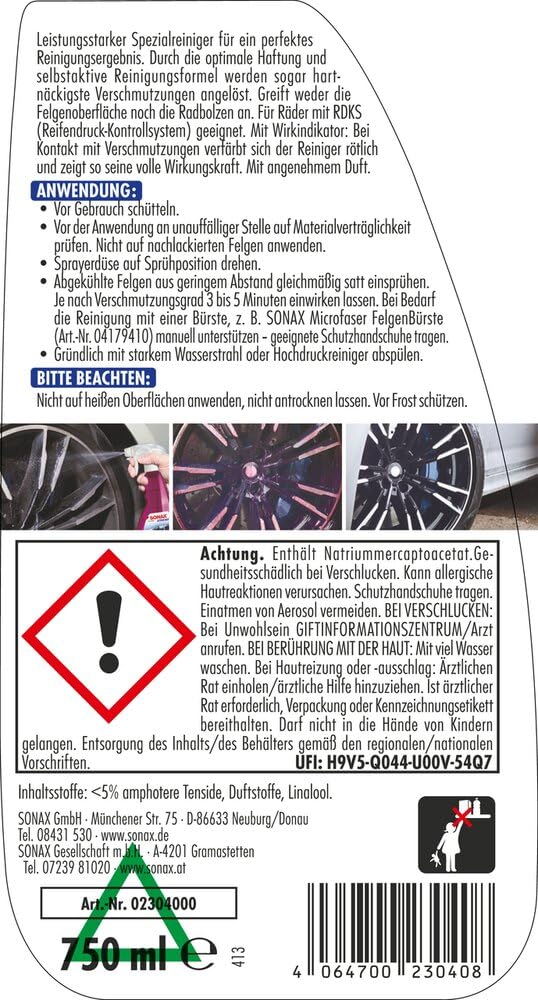 sonax-xtreme-felgenreiniger-plus-felgenreiniger-750-ml image 2