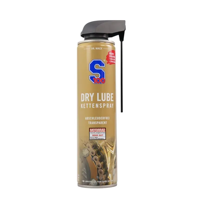 dr-wack-s100-dry-lube-kettenspray-400-ml-motorrad-trockenschmierung image 1