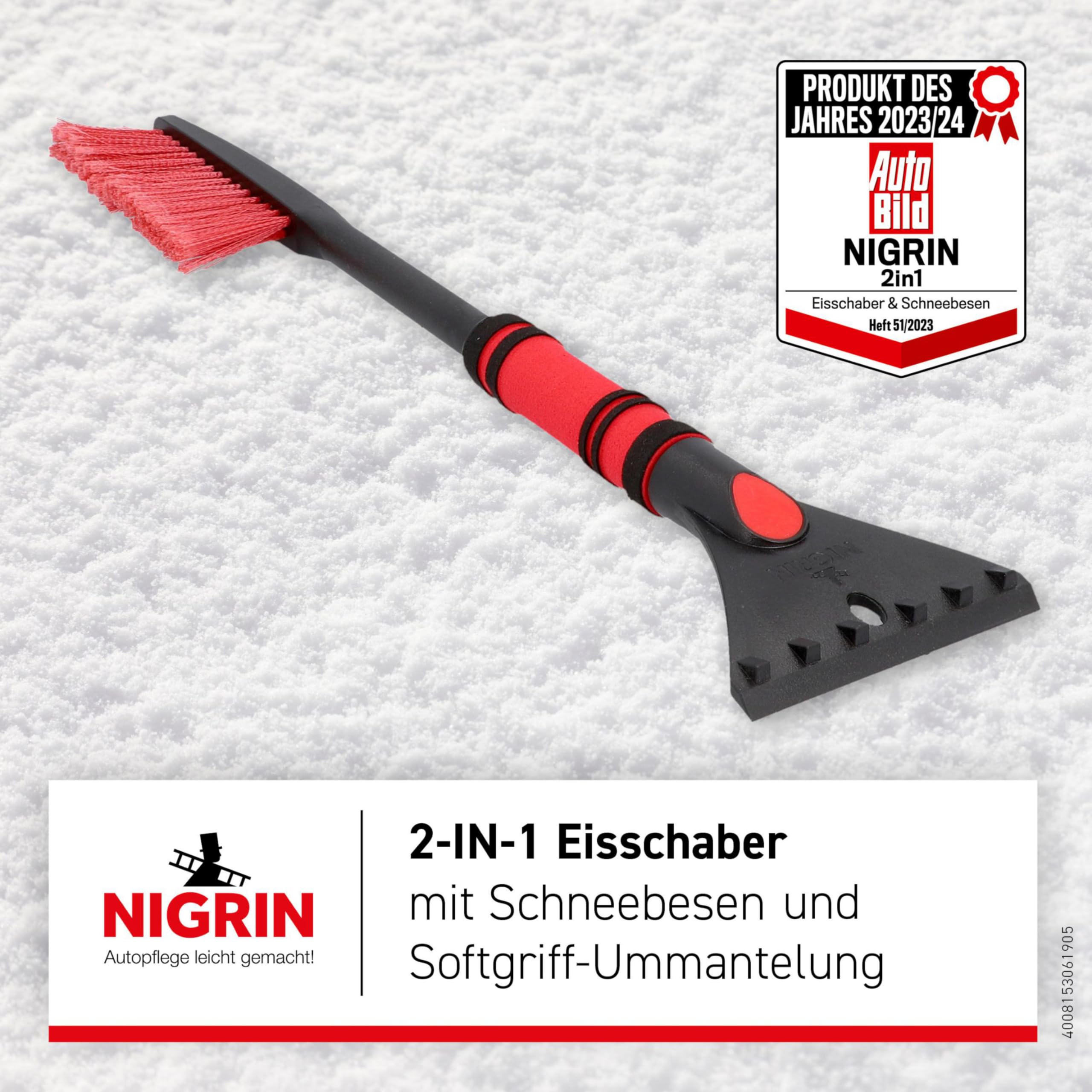 nigrin-eiskratzer-mit-schneebesen-60-cm-abs-schwarz-rot image 4