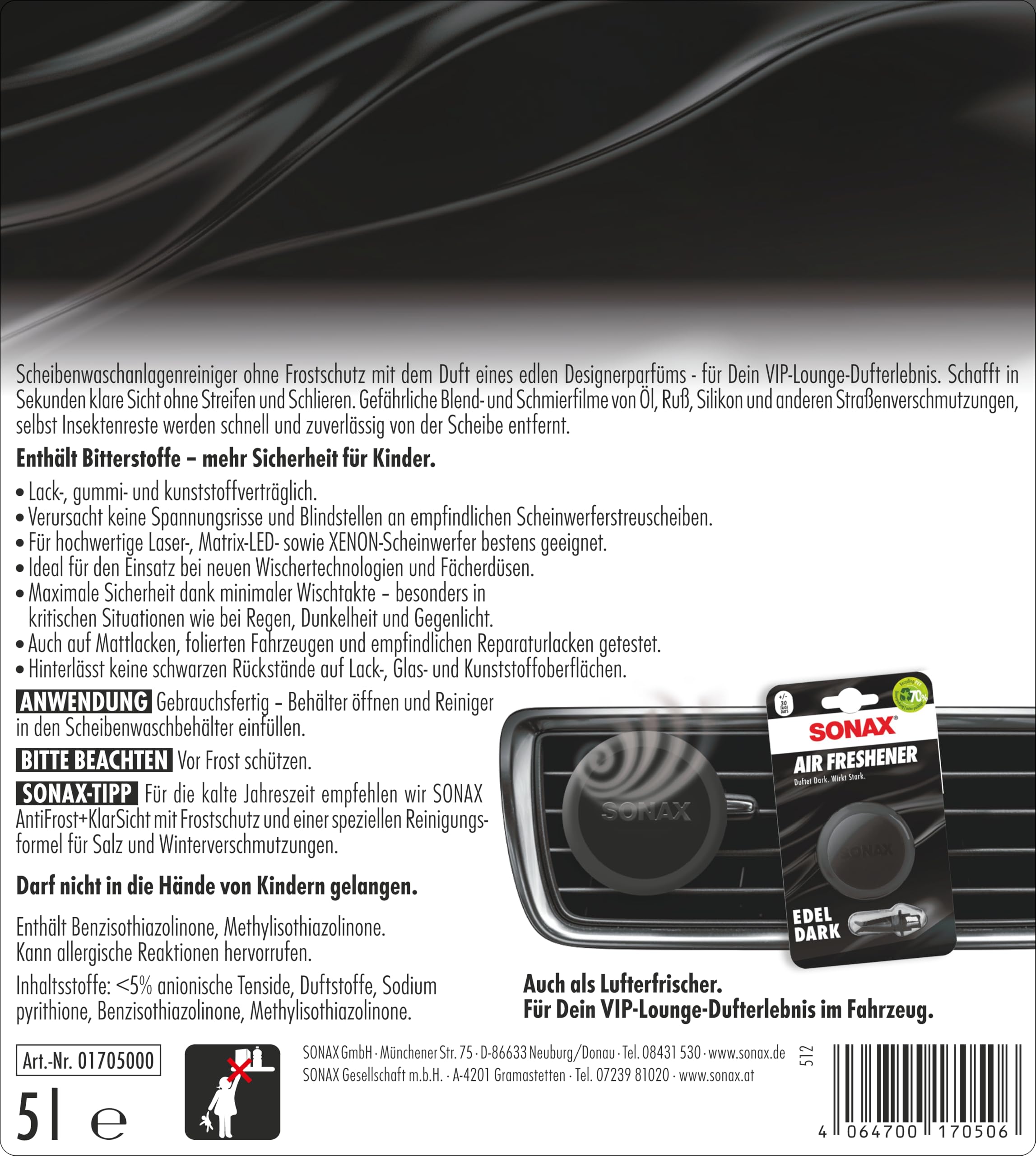 sonax-scheibenreiniger-gebrauchsfertig-edeldark-duft-5-liter image 2