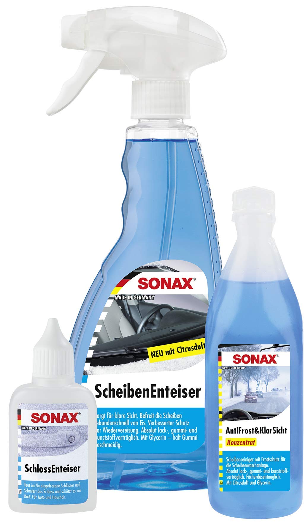 sonax-winterfitset-3-teilig-scheibenenteiser-frostschutz-schlossenteiser image 1