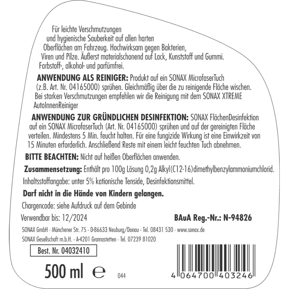 sonax-fl-chendesinfektion-500-ml-microfasertuch-gr-n image 3