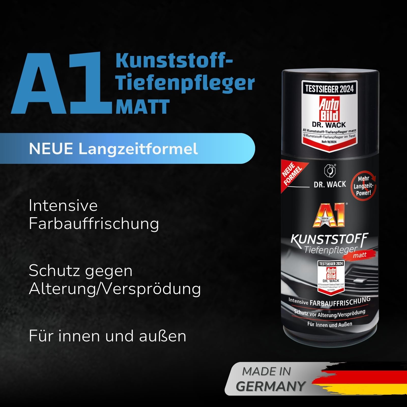 dr-wack-a1-kunststoff-tiefenpfleger-matt-250-ml image 2